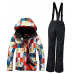 APTRO Boys Windproof Ski Suit children/Kids Snow Skiing Waterproof Jacket and Pants Set